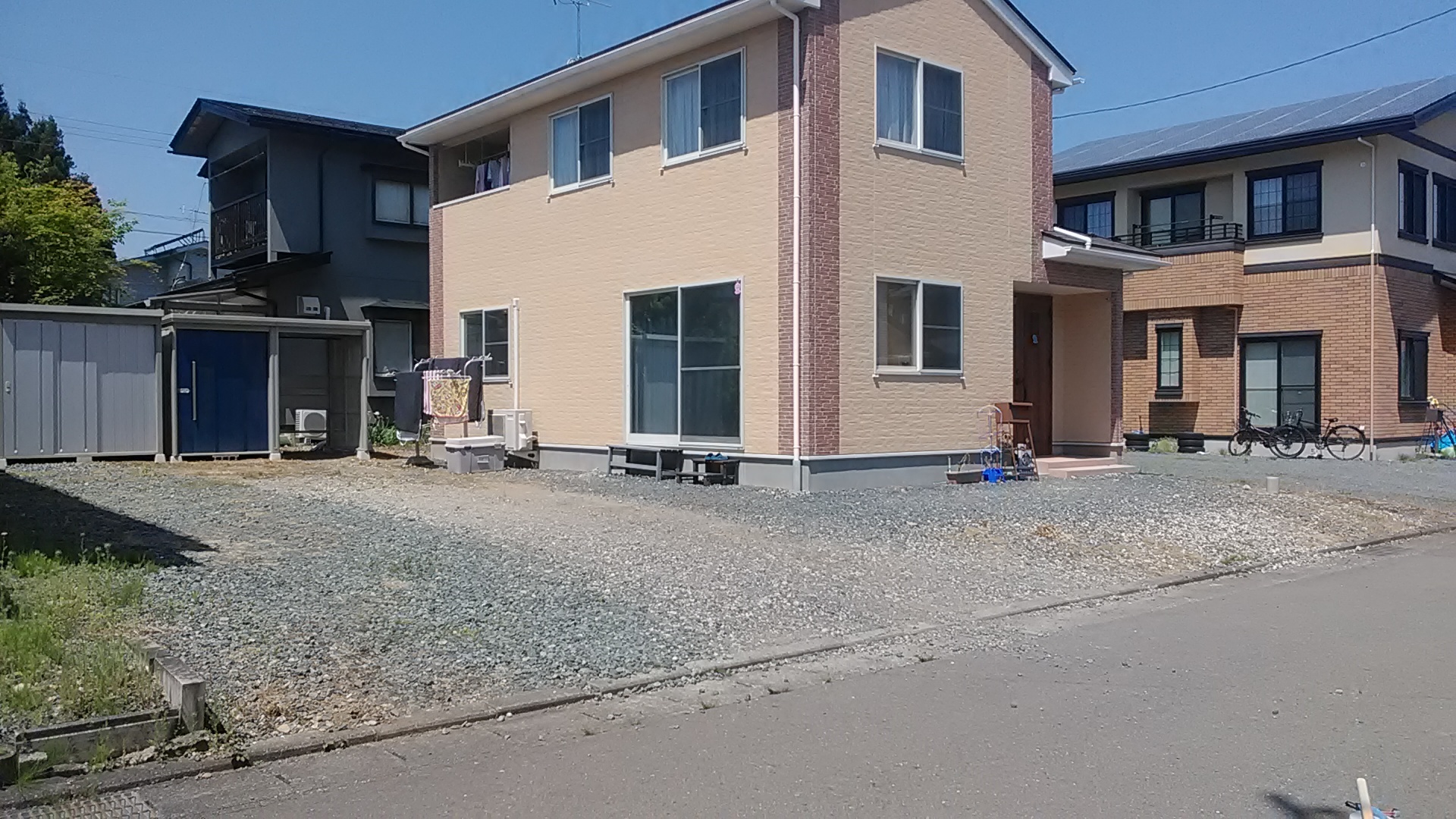 花巻市　駐車場舗装工事