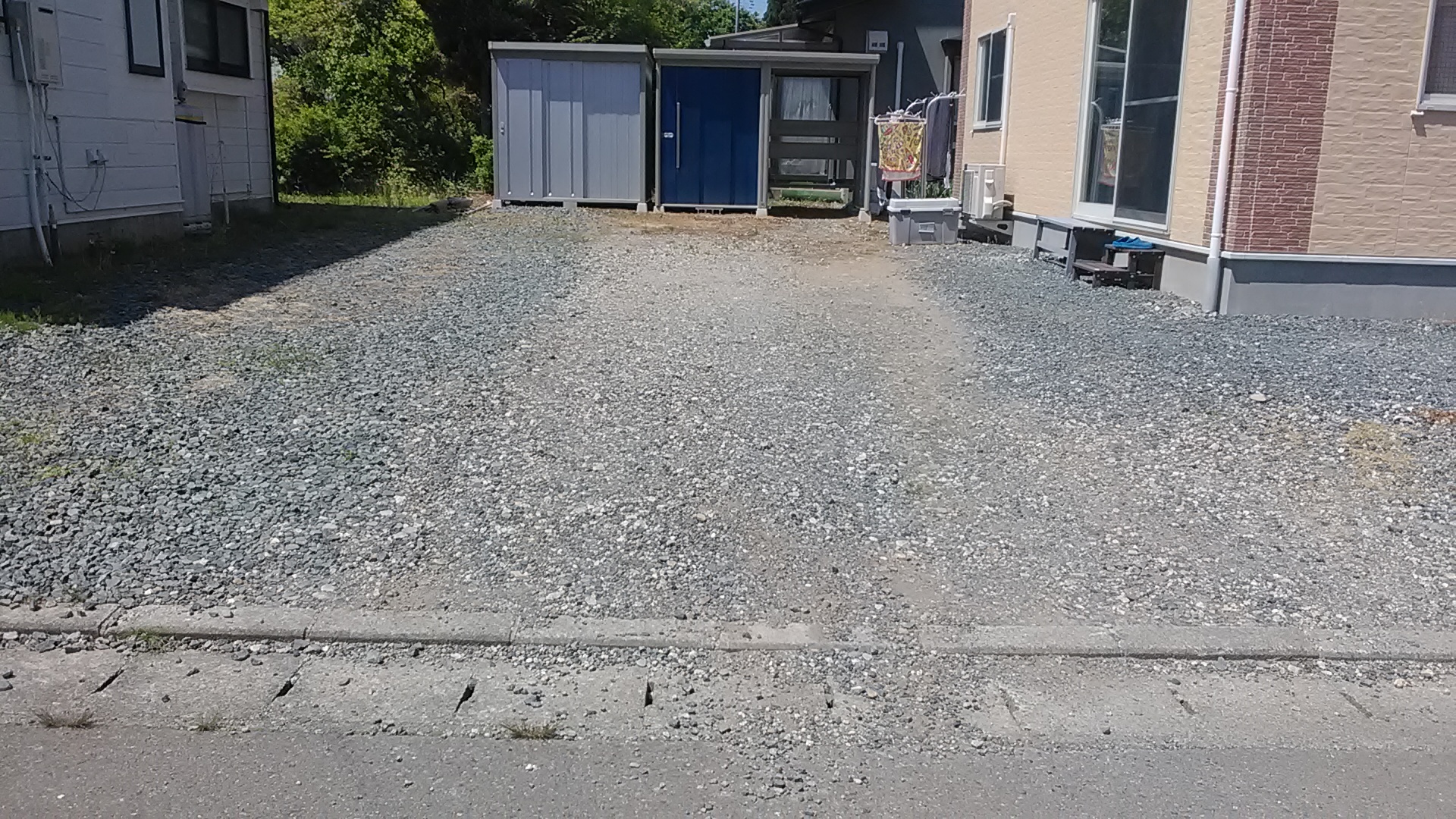 花巻市　駐車場舗装工事