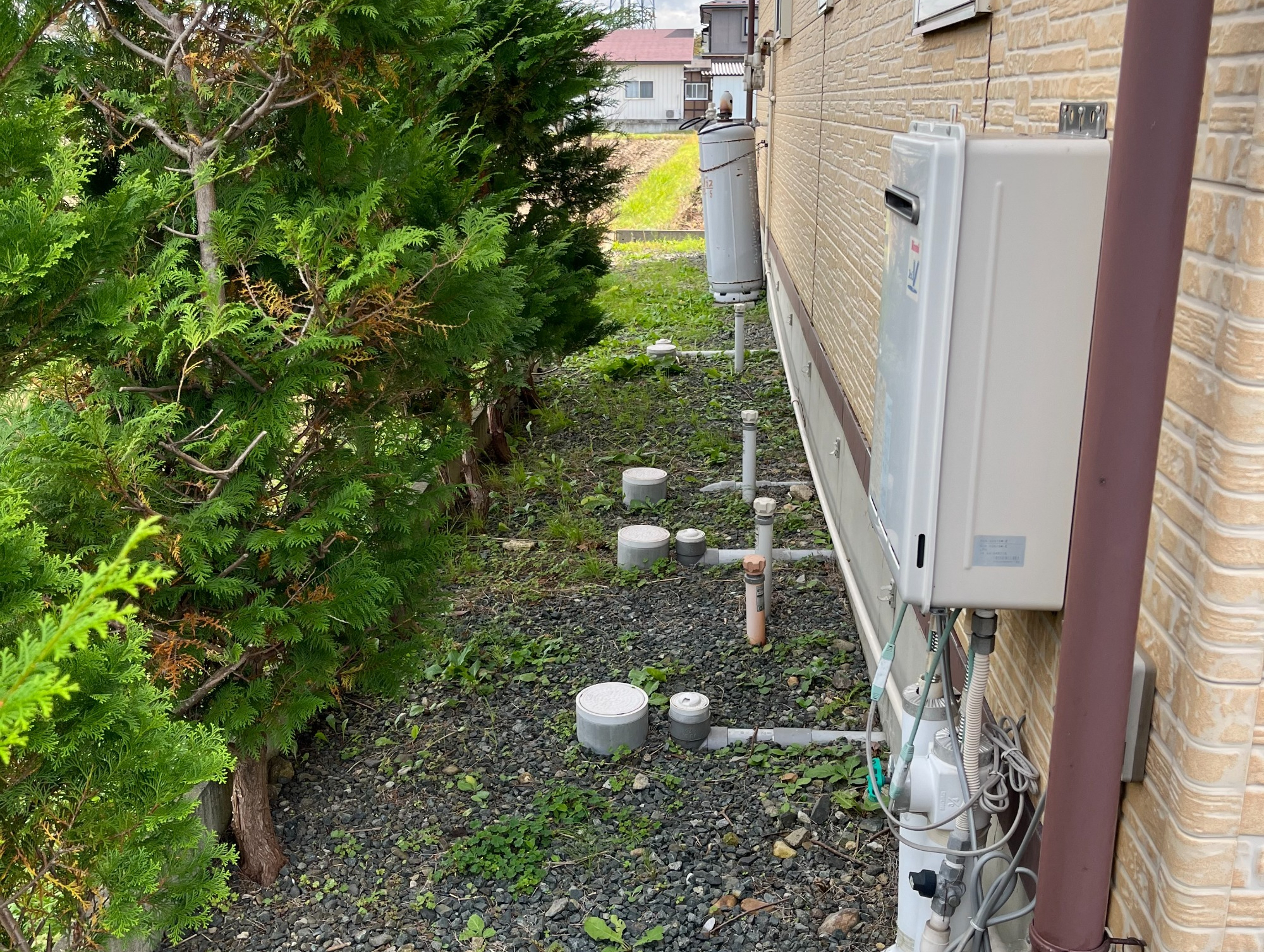 花巻市防草シート工事