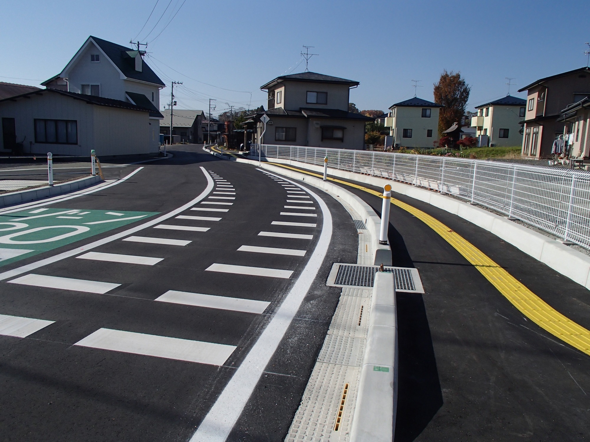 花巻市　通学路確保のためのネプラス工法