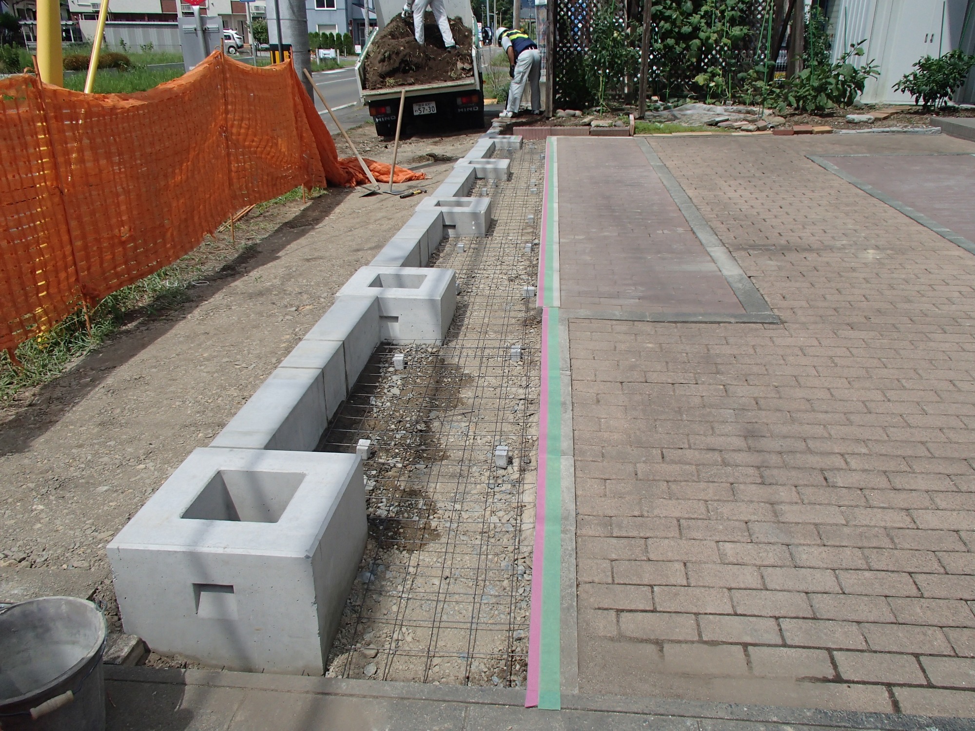 花巻市　フェンス設置工事
