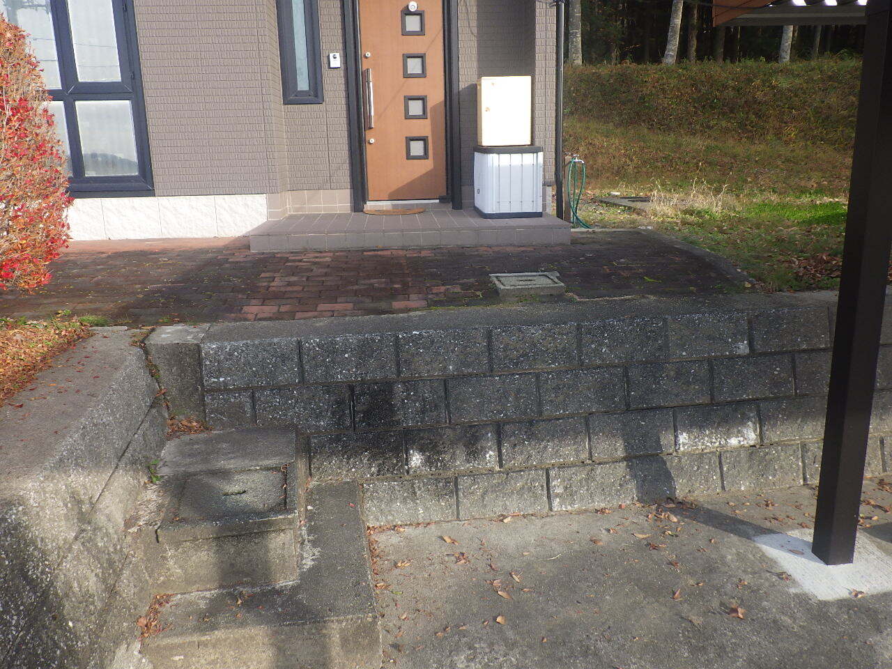 花巻市　階段工事